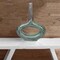 Uniquewise Decorative Antique Aluminium-Casted Table Centerpiece Flower Vase, Two Tone Patina Green 19.25 Inch QI004133 - alternate 3